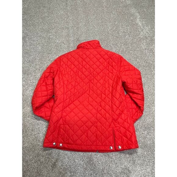 Lauren Ralph Lauren Womens red quilted jacket size small light weight - Picture 3 of 12